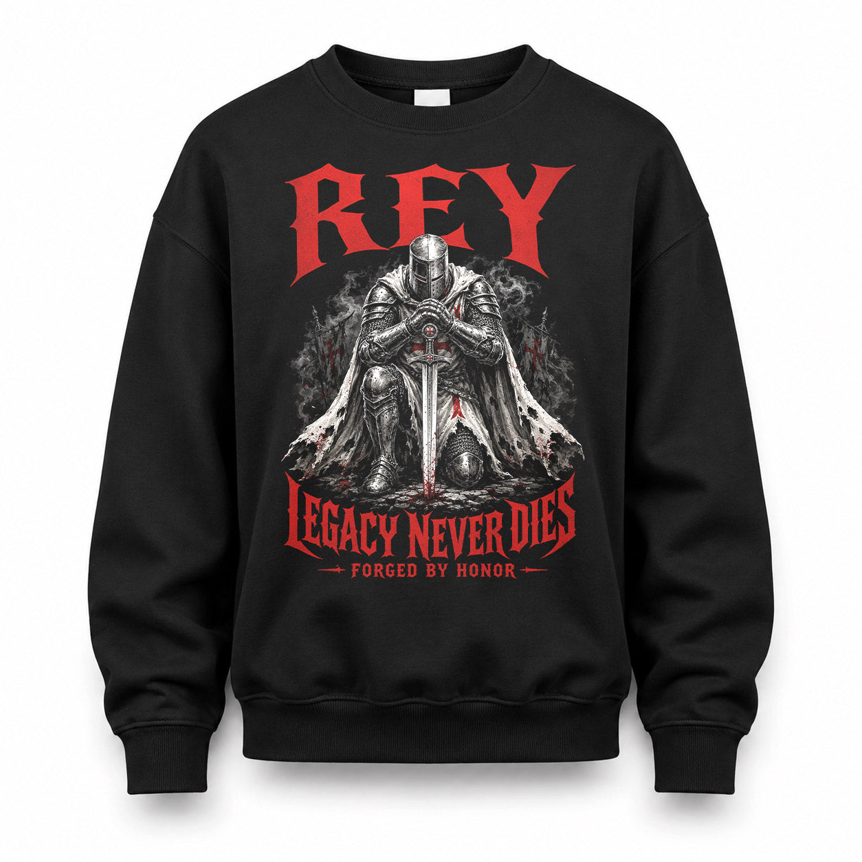 REY HS90-K04-109 - NAME Legacy Never Dies Forged By Honor Personalized Knight