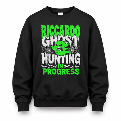 RICCARDO HW22-K06-109 - NAME Ghost Hunting In Progress Personalized Halloween Shirt