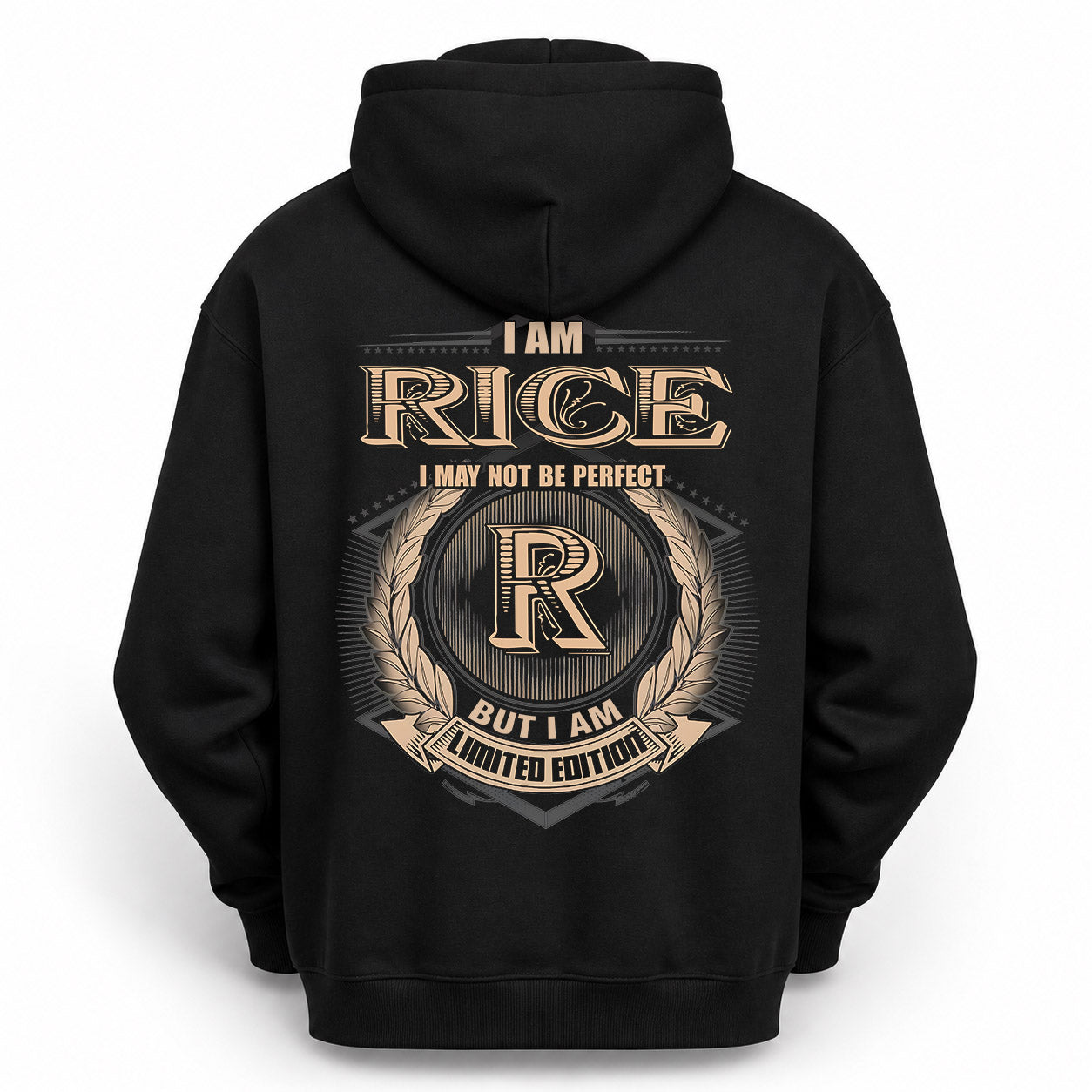 RICE PH55-T25-Personalized Name Quote Apparel “I Am NAME May Not Be Perfect But I Am Limited Edition”