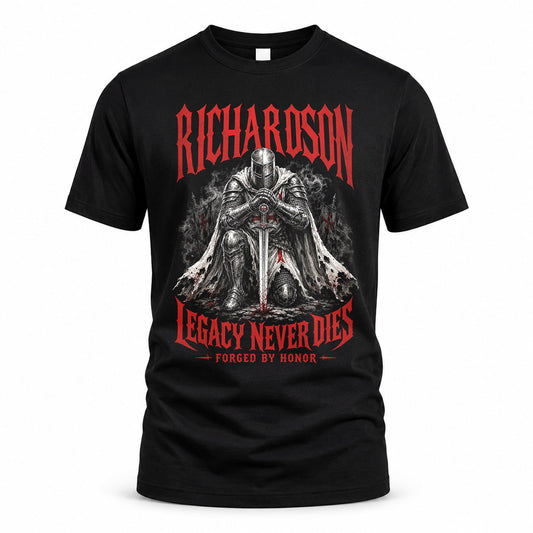RICHARDSON HS90-K04-109 - NAME Legacy Never Dies Forged By Honor Personalized Knight