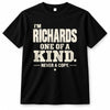 RICHARDS P6-K4-228 Personalized Funny Quote Apparel “I’m NAME – One of a Kind, Never a Copy”