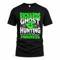 RICHARDS HW22-K06-109 - NAME Ghost Hunting In Progress Personalized Halloween Shirt