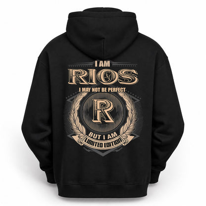 RIOS PH55-T25-Personalized Name Quote Apparel “I Am NAME May Not Be Perfect But I Am Limited Edition”