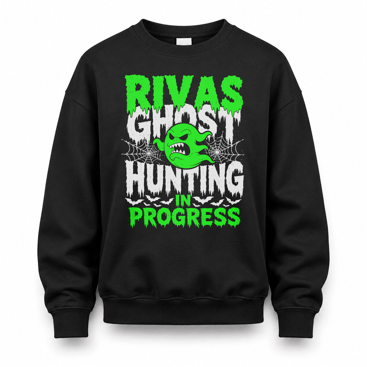 RIVAS HW22-K06-109 - NAME Ghost Hunting In Progress Personalized Halloween Shirt