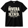 RIVERA P6-K4-228 Personalized Funny Quote Apparel “I’m NAME – One of a Kind, Never a Copy”