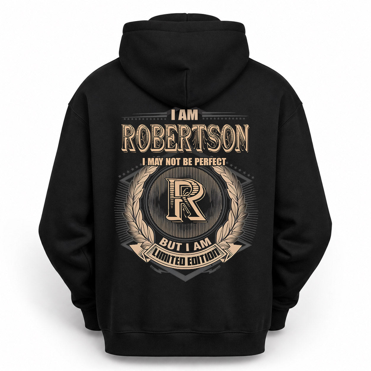ROBERTSON PH55-T25-Personalized Name Quote Apparel “I Am NAME May Not Be Perfect But I Am Limited Edition”