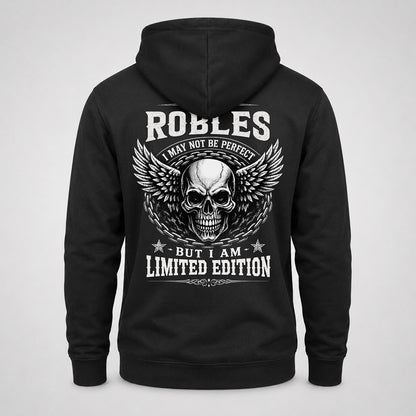 ROBLES P01-K24-229 – Personalized Skull Graphic Apparel “I Am NAME I May Not Be Perfect But I Am Limited Edition”