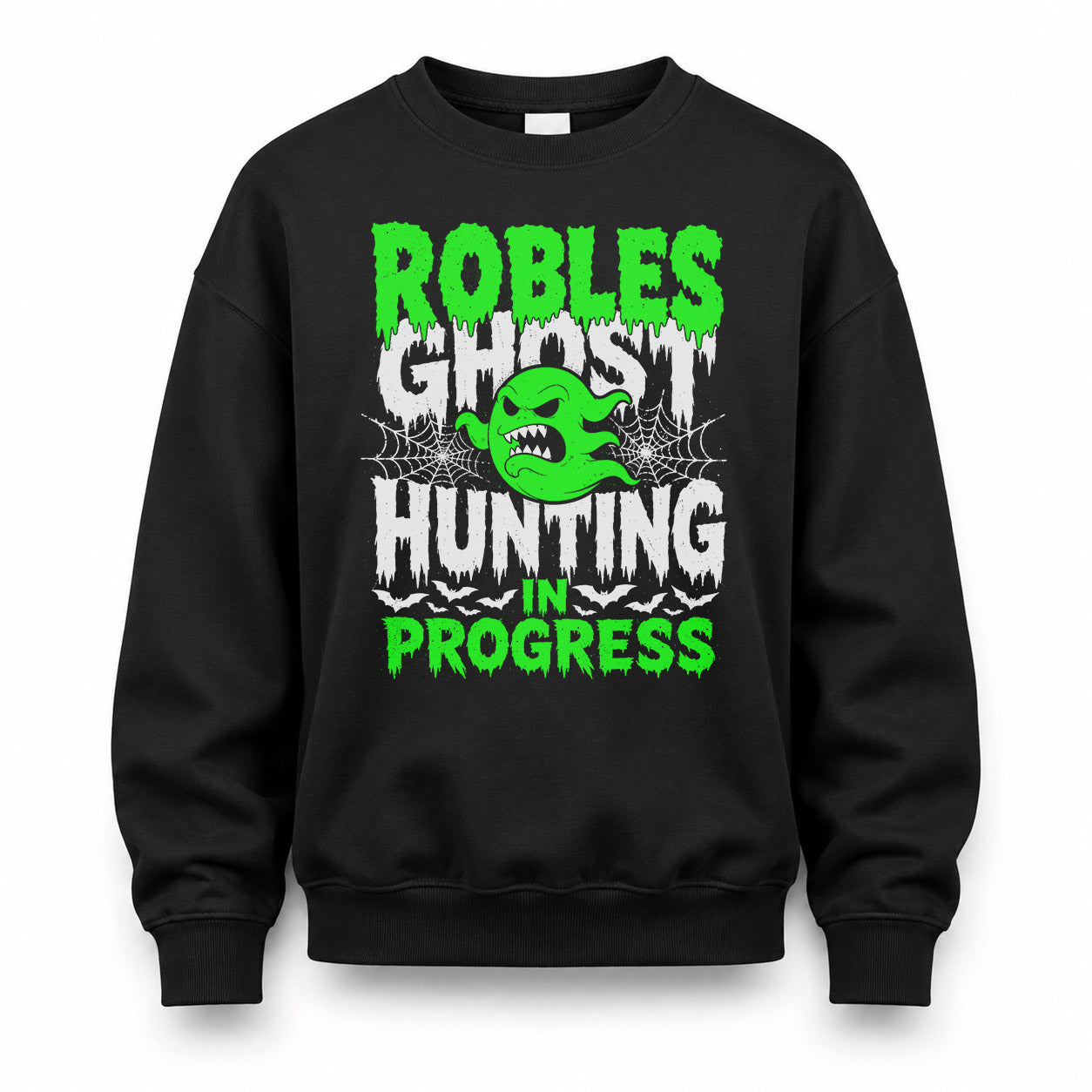 ROBLES HW22-K06-109 - NAME Ghost Hunting In Progress Personalized Halloween Shirt