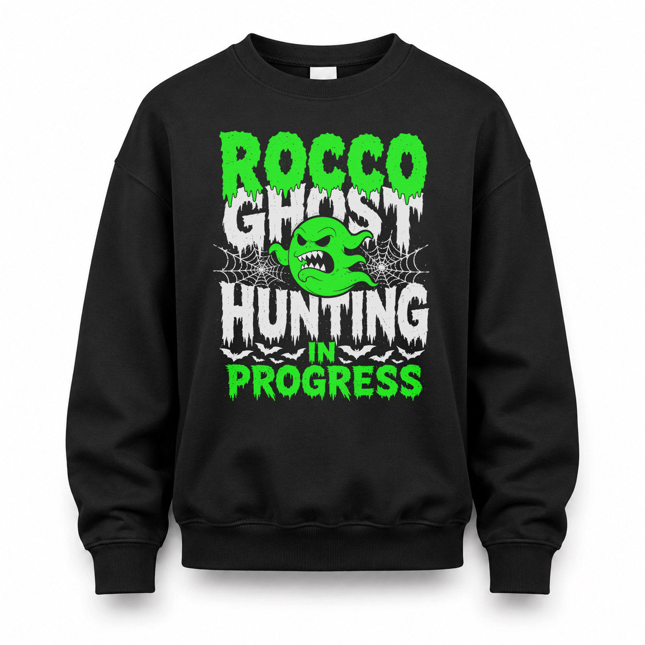ROCCO HW22-K06-109 - NAME Ghost Hunting In Progress Personalized Halloween Shirt