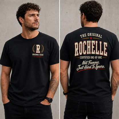 ROCHELLE W68-F2-168 – Personalized Original Issue Apparel “The Original NAME Certified One-of-One"