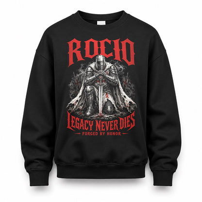 ROCIO HS90-K04-109 - NAME Legacy Never Dies Forged By Honor Personalized Knight