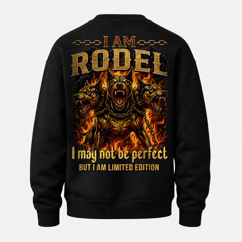 RODEL MP88-F2-168–Personalized Bold Quote Apparel “I Am NAME I May Not Be Perfect But I Am Limited Edition