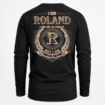ROLAND PH55-T25-Personalized Name Quote Apparel “I Am NAME May Not Be Perfect But I Am Limited Edition”