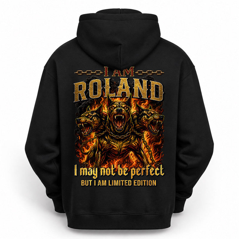 ROLAND MP88-F2-168–Personalized Bold Quote Apparel “I Am NAME I May Not Be Perfect But I Am Limited Edition