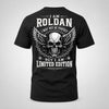 ROLDAN P01-K24-229 – Personalized Skull Graphic Apparel “I Am NAME I May Not Be Perfect But I Am Limited Edition”