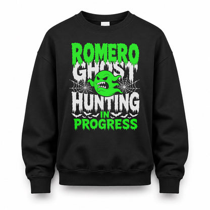 ROMERO HW22-K06-109 - NAME Ghost Hunting In Progress Personalized Halloween Shirt