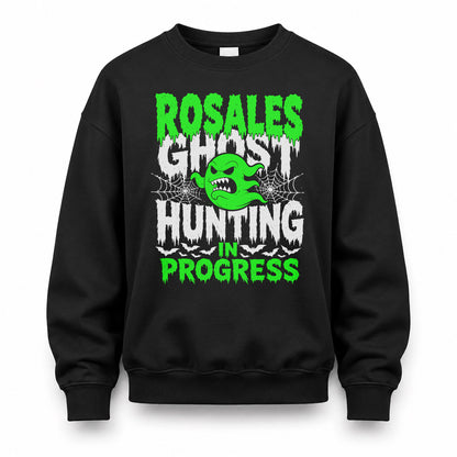 ROSALES HW22-K06-109 - NAME Ghost Hunting In Progress Personalized Halloween Shirt