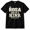 ROSA P6-K4-228 Personalized Funny Quote Apparel “I’m NAME – One of a Kind, Never a Copy”