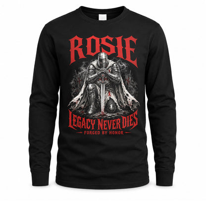 ROSIE HS90-K04-109 - NAME Legacy Never Dies Forged By Honor Personalized Knight