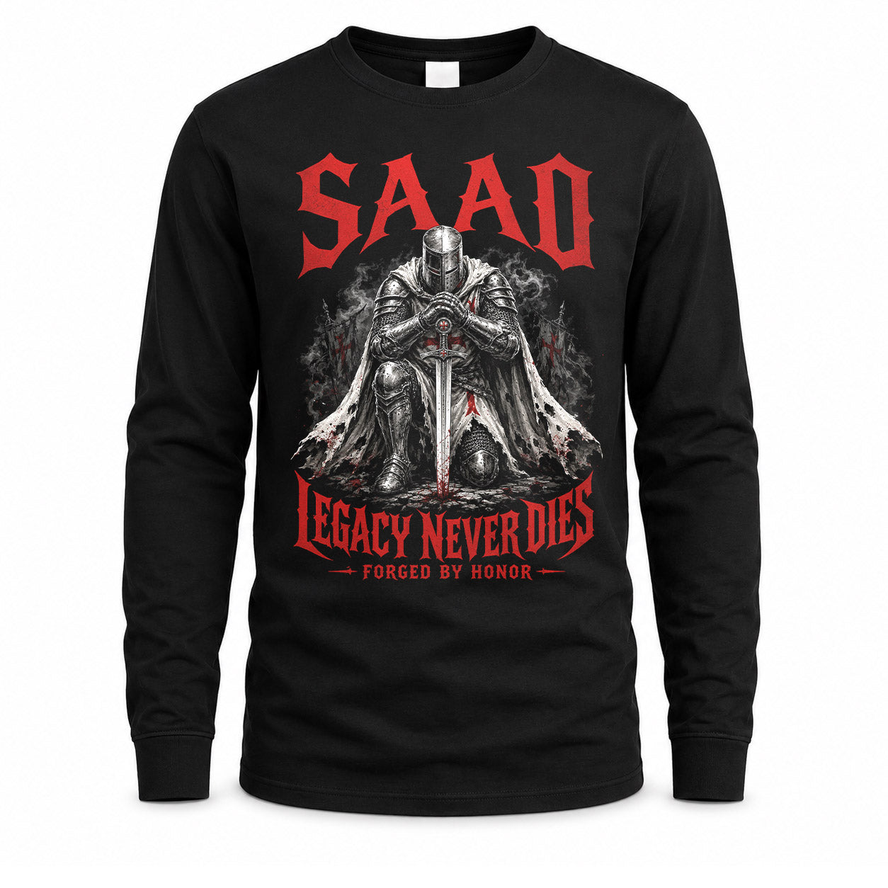 SAAD HS90-K04-109 - NAME Legacy Never Dies Forged By Honor Personalized Knight