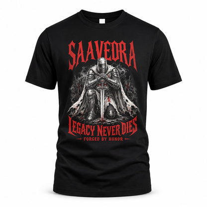 SAAVEDRA HS90-K04-109 - NAME Legacy Never Dies Forged By Honor Personalized Knight
