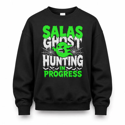 SALAS HW22-K06-109 - NAME Ghost Hunting In Progress Personalized Halloween Shirt