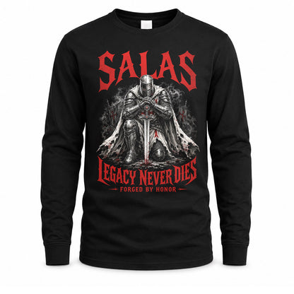 SALAS HS90-K04-109 - NAME Legacy Never Dies Forged By Honor Personalized Knight