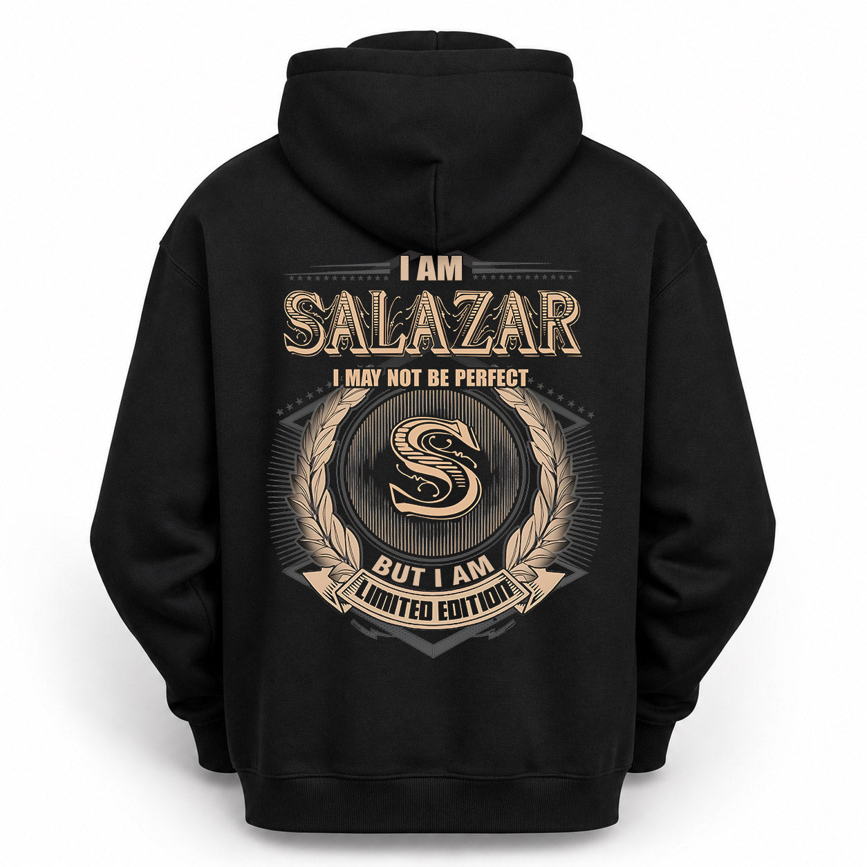 SALAZAR PH55-T25-Personalized Name Quote Apparel “I Am NAME May Not Be Perfect But I Am Limited Edition”