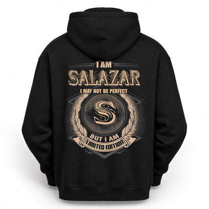 SALAZAR PH55-T25-Personalized Name Quote Apparel “I Am NAME May Not Be Perfect But I Am Limited Edition”
