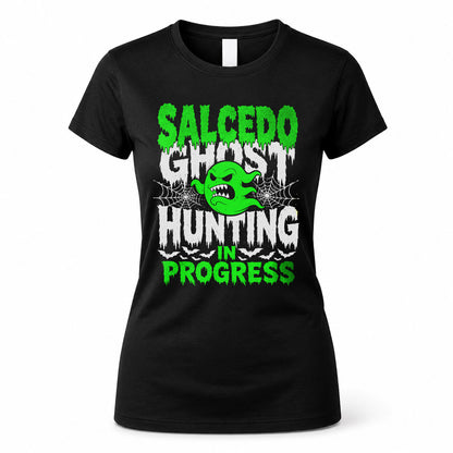 SALCEDO HW22-K06-109 - NAME Ghost Hunting In Progress Personalized Halloween Shirt