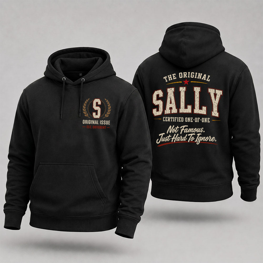 SALLY W68-F2-168 – Personalized Original Issue Apparel “The Original NAME Certified One-of-One"