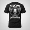 SAM P01-K24-229 – Personalized Skull Graphic Apparel “I Am NAME I May Not Be Perfect But I Am Limited Edition”