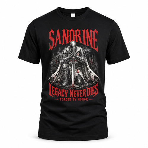 SANDRINE HS90-K04-109 - NAME Legacy Never Dies Forged By Honor Personalized Knight
