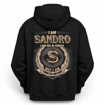 SANDRO PH55-T25-Personalized Name Quote Apparel “I Am NAME May Not Be Perfect But I Am Limited Edition”
