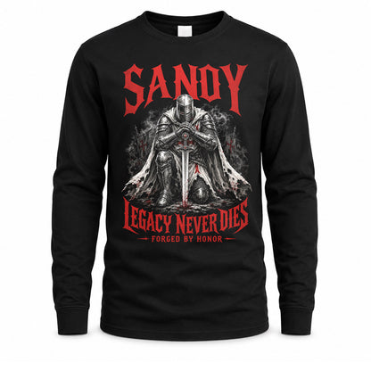 SANDY HS90-K04-109 - NAME Legacy Never Dies Forged By Honor Personalized Knight