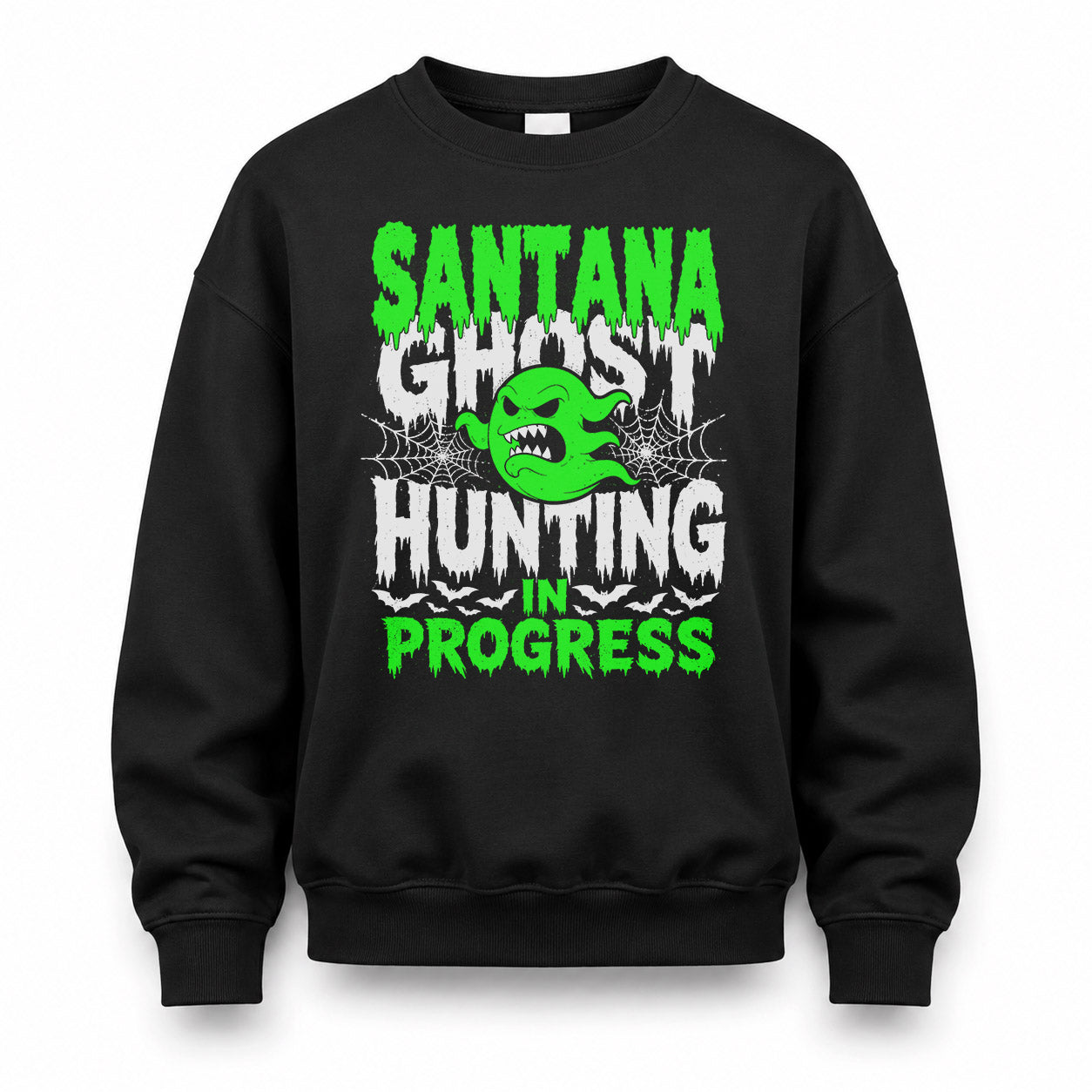 SANTANA HW22-K06-109 - NAME Ghost Hunting In Progress Personalized Halloween Shirt
