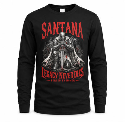 SANTANA HS90-K04-109 - NAME Legacy Never Dies Forged By Honor Personalized Knight