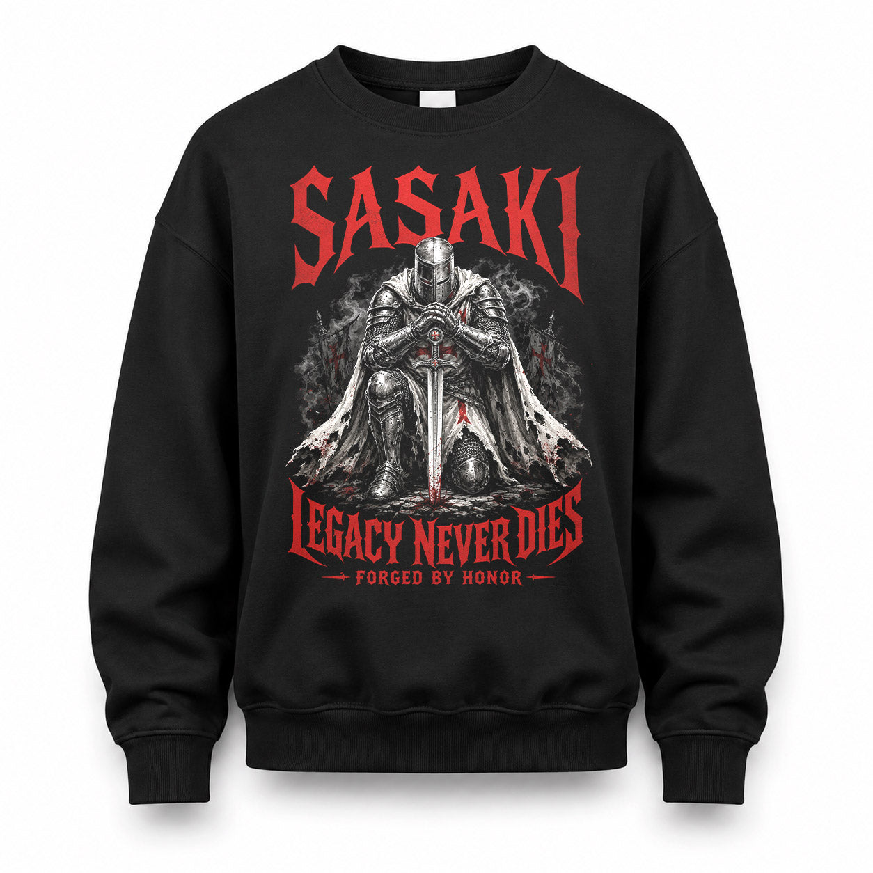 SASAKI HS90-K04-109 - NAME Legacy Never Dies Forged By Honor Personalized Knight