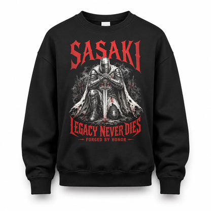 SASAKI HS90-K04-109 - NAME Legacy Never Dies Forged By Honor Personalized Knight