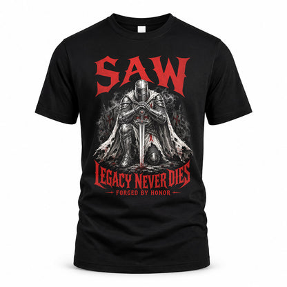 SAW HS90-K04-109 - NAME Legacy Never Dies Forged By Honor Personalized Knight