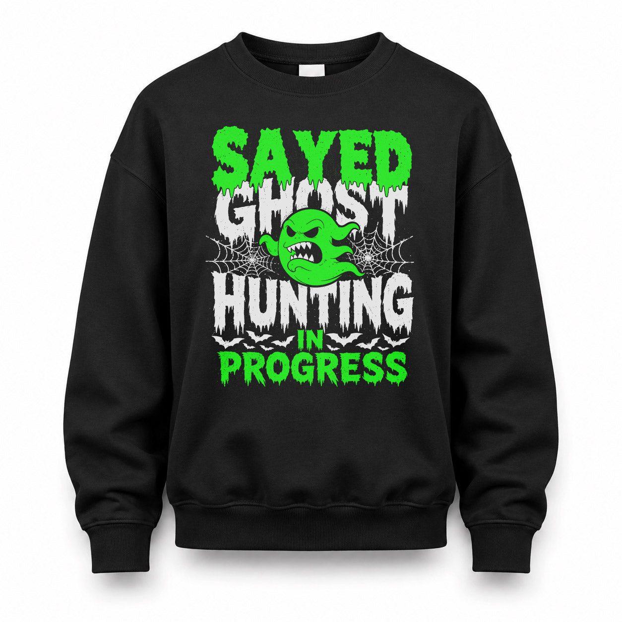 SAYED HW22-K06-109 - NAME Ghost Hunting In Progress Personalized Halloween Shirt