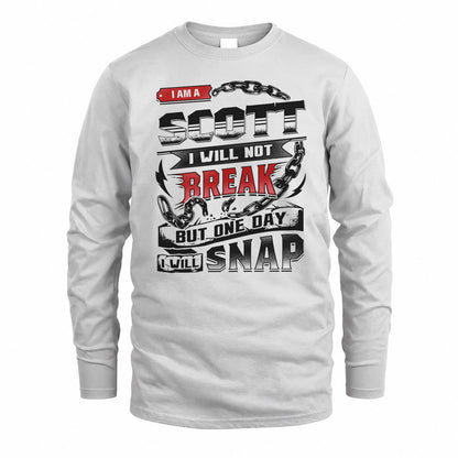 SCOTT HP28-K4-129 – Personalized Name Quote T-Shirt “I Will Not Break, But One Day I Will Snap”