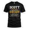 SCOTT TM90-K04-125 - NAME Legendary Know-It-All Personalized Funny Shirt