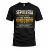 SEPULVEDA TM90-K04-125 - NAME Legendary Know-It-All Personalized Funny Shirt