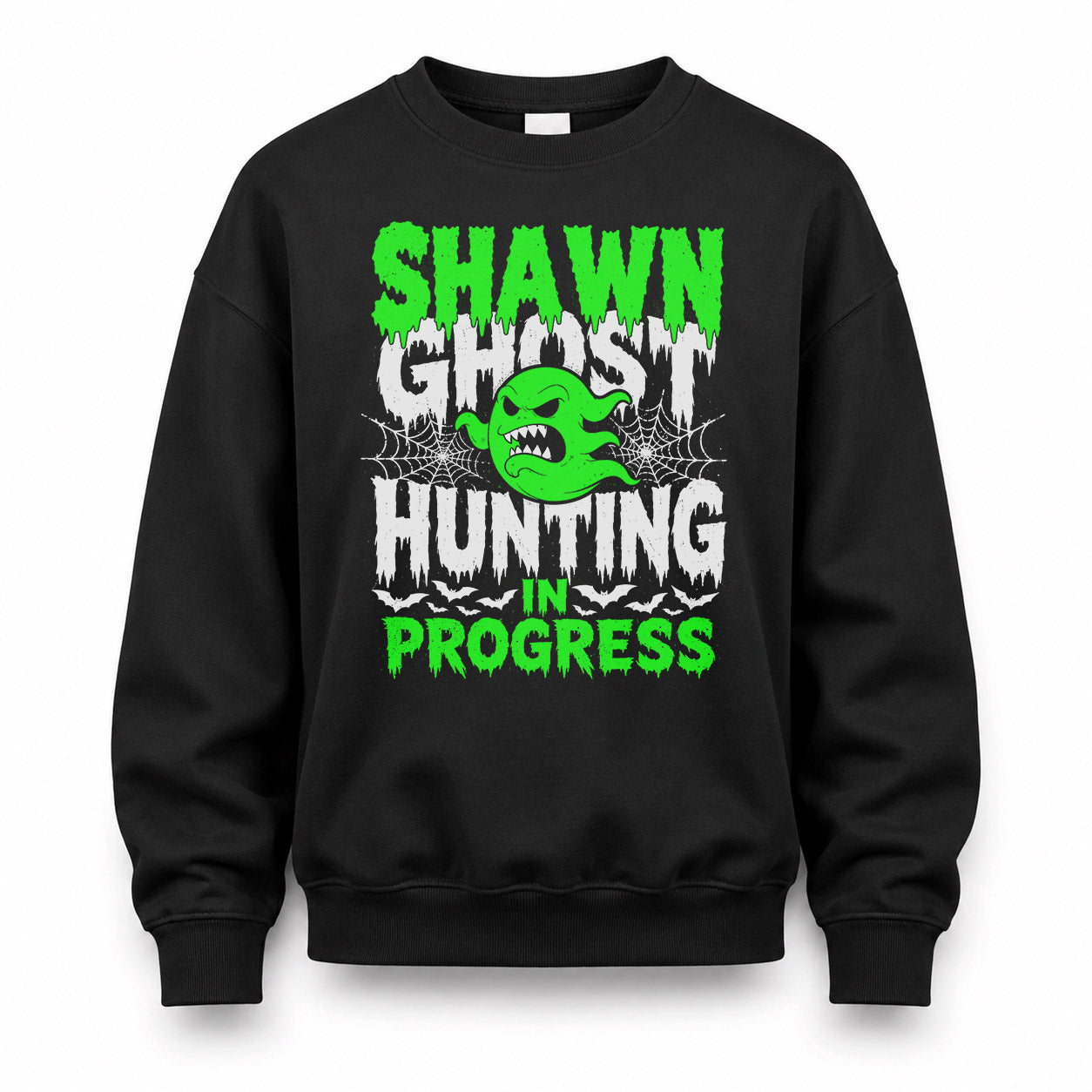 SHAWN HW22-K06-109 - NAME Ghost Hunting In Progress Personalized Halloween Shirt
