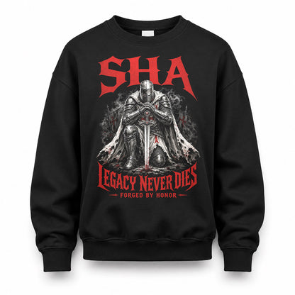 SHA HS90-K04-109 - NAME Legacy Never Dies Forged By Honor Personalized Knight
