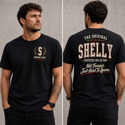 SHELLY W68-F2-168 – Personalized Original Issue Apparel “The Original NAME Certified One-of-One"