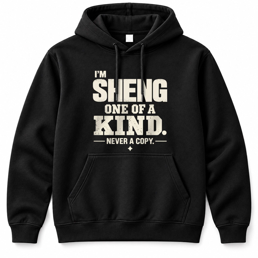 SHENG P6-K4-228 Personalized Funny Quote Apparel “I’m NAME – One of a Kind, Never a Copy”