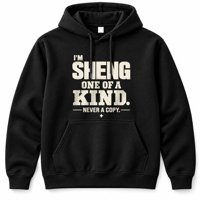 SHENG P6-K4-228 Personalized Funny Quote Apparel “I’m NAME – One of a Kind, Never a Copy”