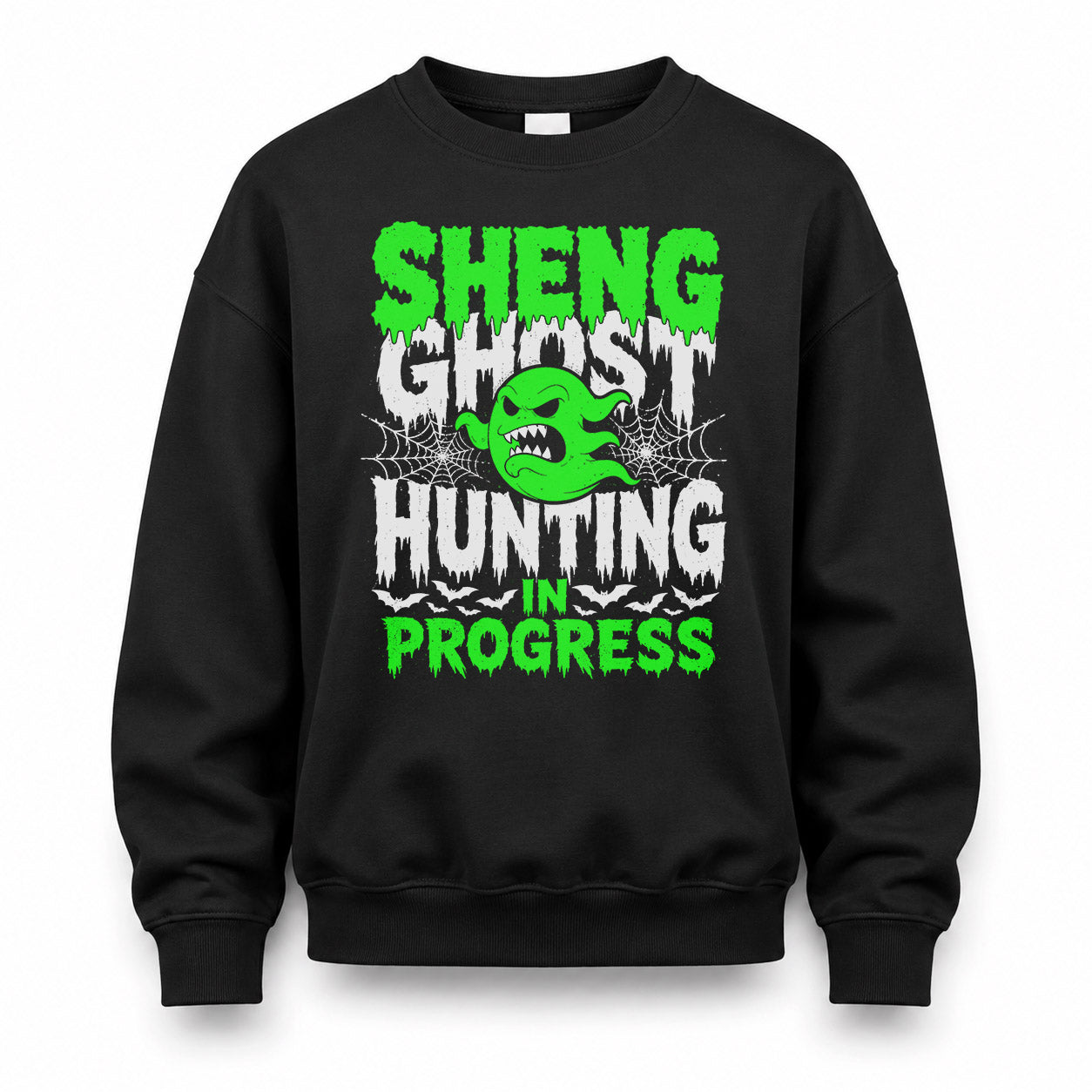 SHENG HW22-K06-109 - NAME Ghost Hunting In Progress Personalized Halloween Shirt